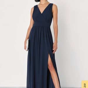 NWT Lulus navy dress